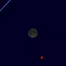 Close Approach of Mercury and Moon at 11 August 2026 