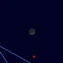 Close approach of Mercury and Moon on 5 June 2027