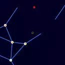 Close approach of Venus and Moon on 2 February 2027