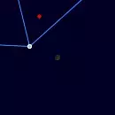 Close approach of Venus and Moon on 30 September 2027