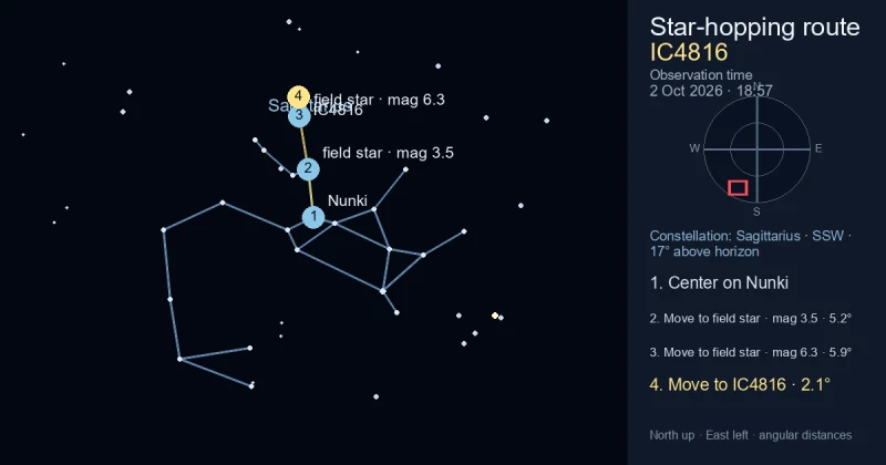 Finder Chart for IC4816