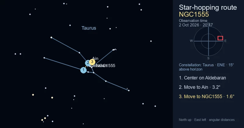 Finder Chart for NGC1555