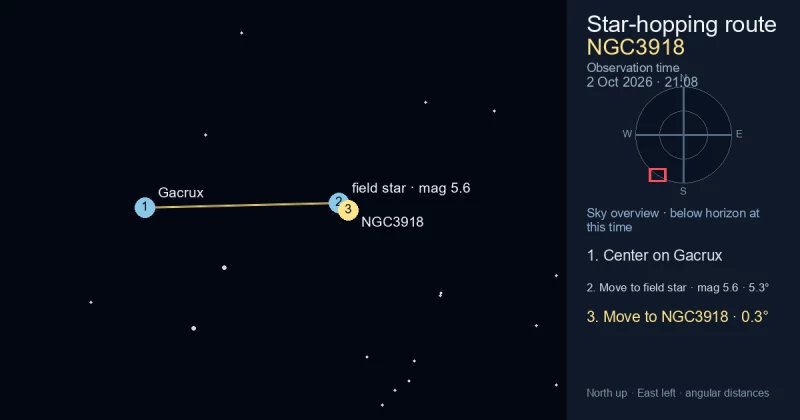 Finder Chart for NGC3918