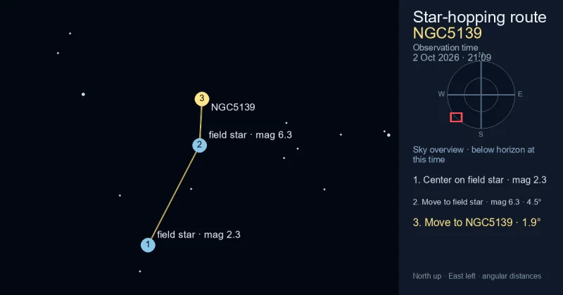 Finder Chart for NGC5139